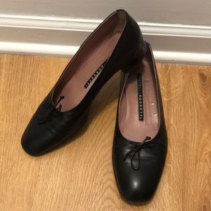 Fratelli Rossetti Black Leather Ballet Pumps